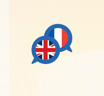 Deuxième étape – Prouve que tu parles le français ou l’anglais