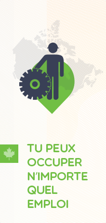 Tu peux exercer n’importe quel emploi